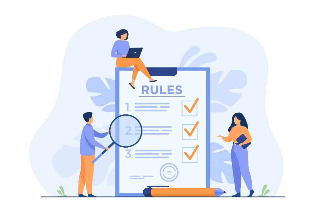 Team reviewing and creating HR policy rules and checklists in SteadyPoint HRIS