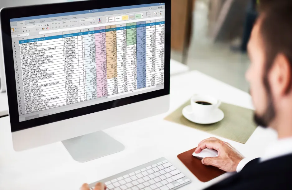 Comparison illustration of managing HR with spreadsheets versus an HRIS