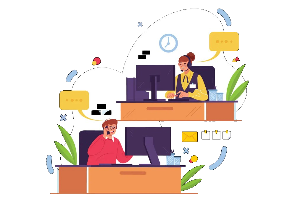 Support team managing SharePoint helpdesk tickets