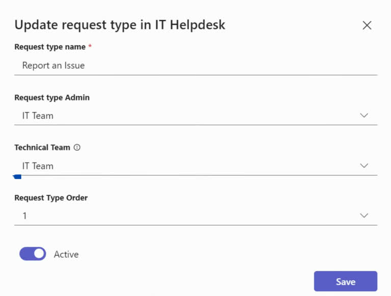 SteadyPoint Helpdesk screen showing how to configure internal notes in steadypoint sharepoint helpdesk.