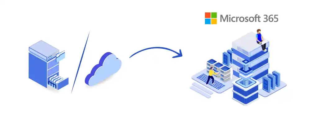 SteadyPoint Helpdesk screen showing migrating to office.