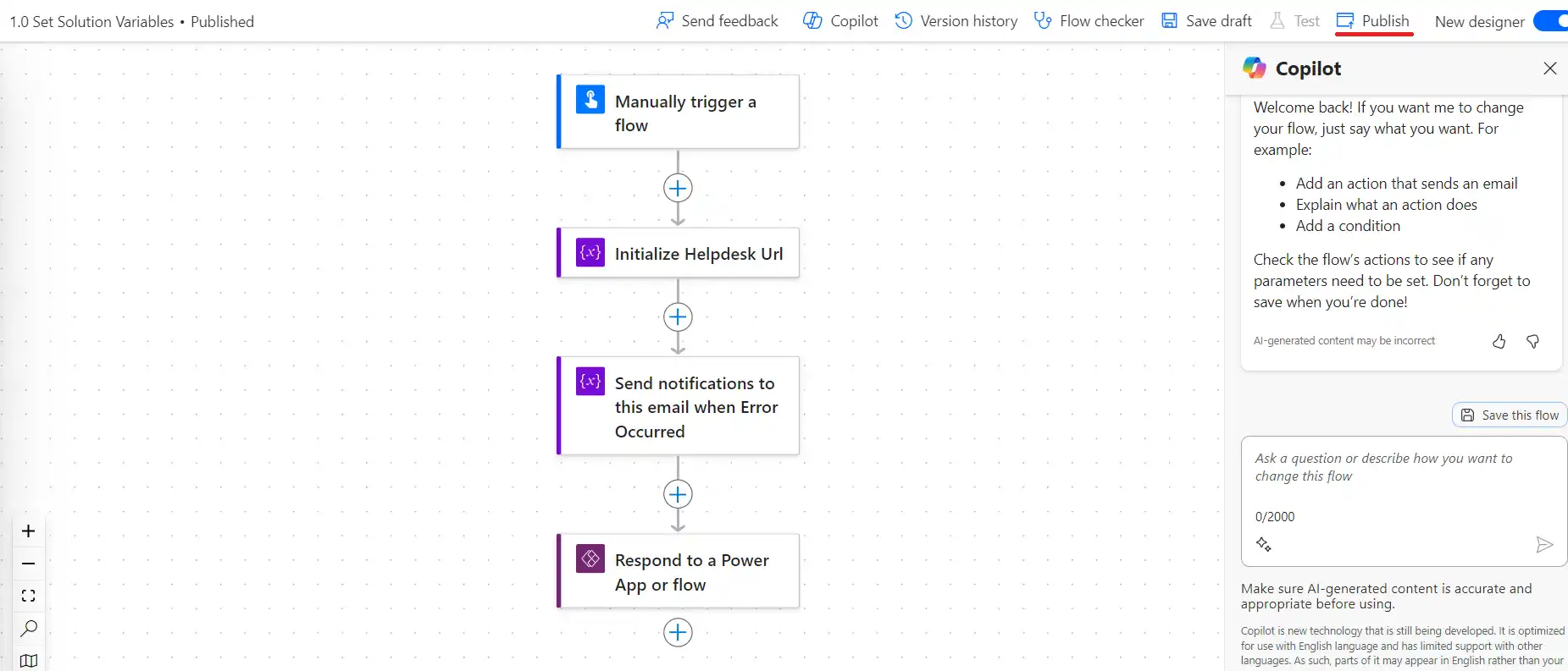 SteadyPoint Helpdesk screen showing steps to configure ticket creation via email in steadypoint sharepoint helpdesk.