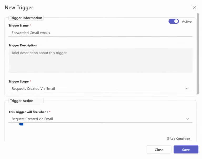 SteadyPoint Helpdesk screen showing scope.