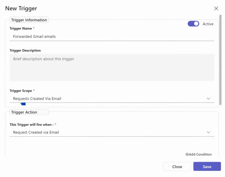 SteadyPoint Helpdesk screen showing scope.