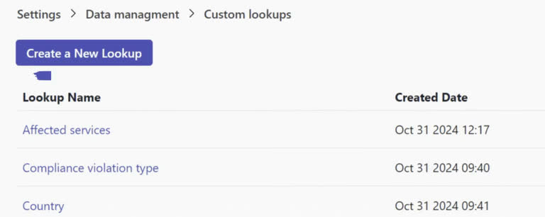 SteadyPoint Helpdesk screen showing how to add a lookup row in steadypoint office 365 helpdesk.