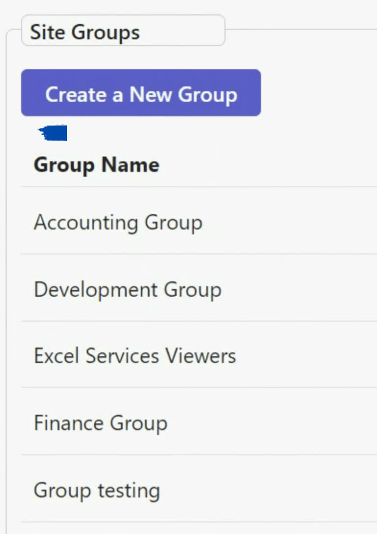 SteadyPoint Helpdesk screen showing create a group.