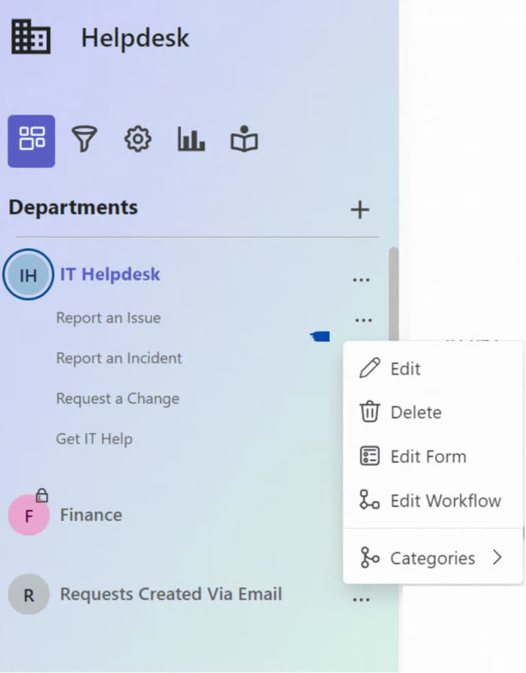 SteadyPoint Helpdesk screen showing cat.