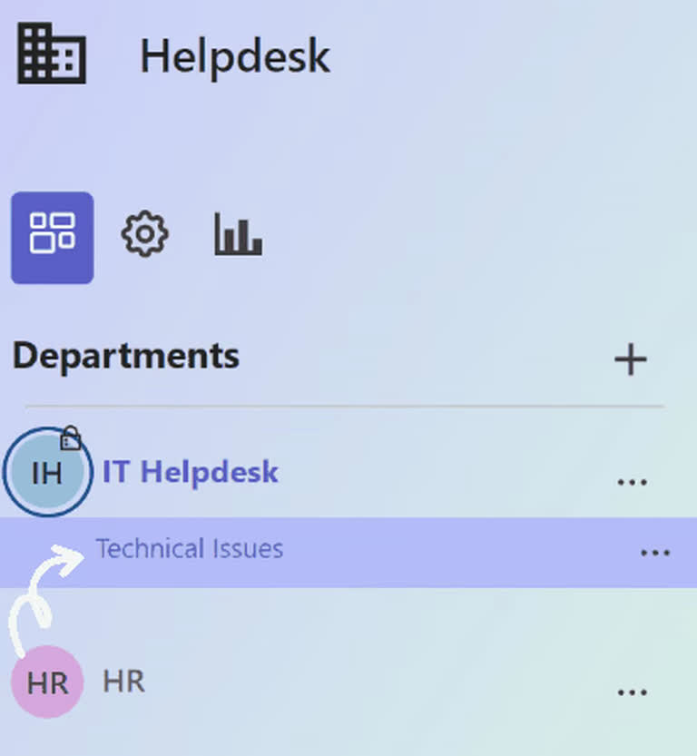 SteadyPoint Helpdesk screen showing creating a new request type in steadypoint sharepoint-based helpdesk.