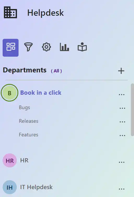 SteadyPoint Helpdesk screen showing how to switch from spreadsheets to a sharepoint helpdesk app for product development tracking?