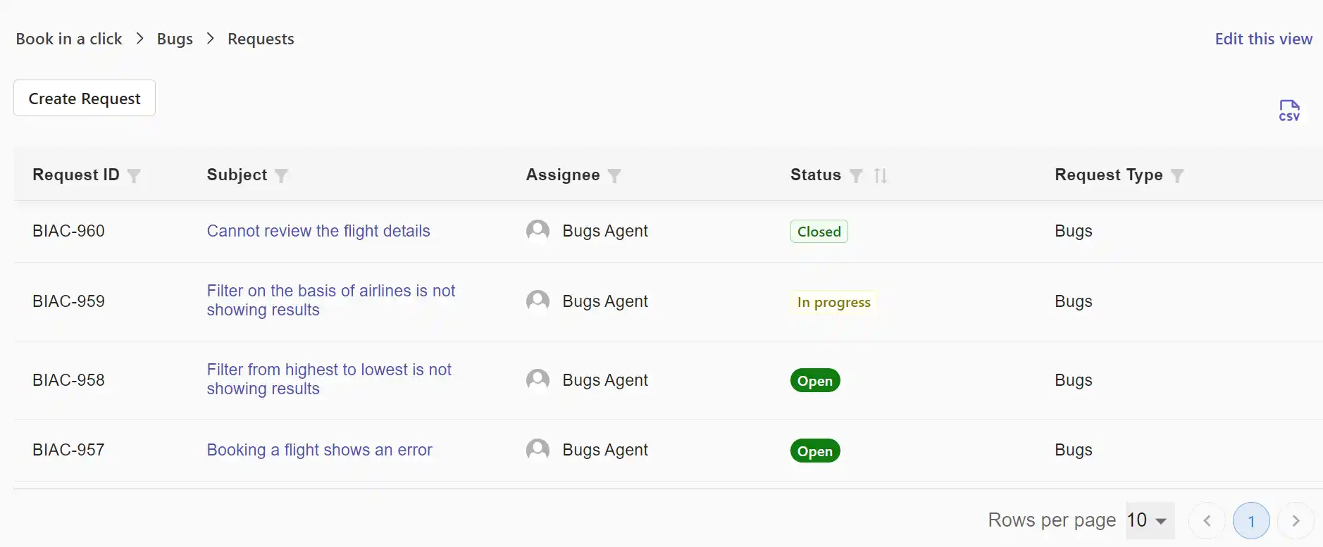 SteadyPoint Helpdesk screen showing how to switch from spreadsheets to a sharepoint helpdesk app for product development tracking?