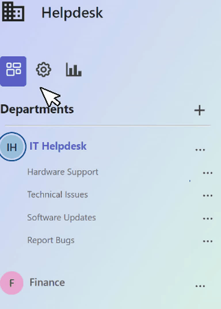 SteadyPoint Helpdesk screen showing assign the group a request type admin permission.