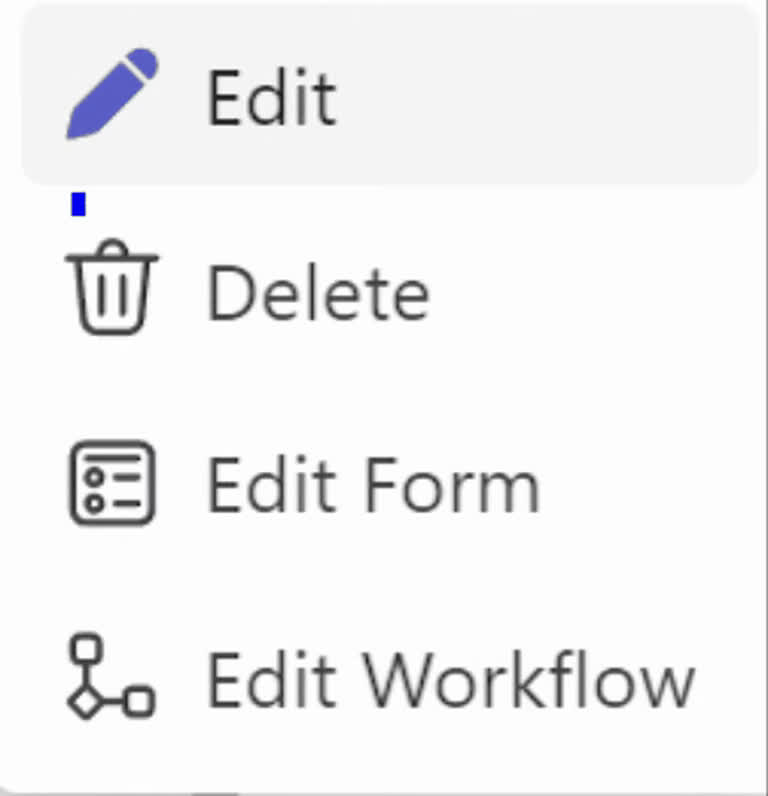 SteadyPoint Helpdesk screen showing assign the group a request type admin permission.
