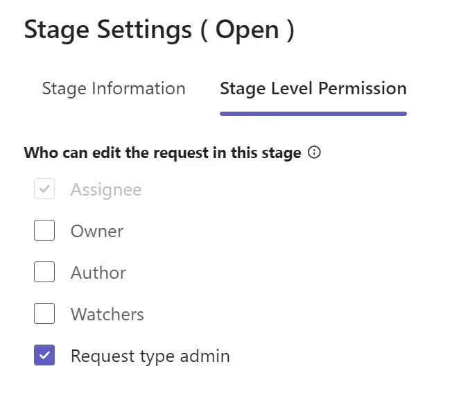 SteadyPoint Helpdesk screen showing who can edit request.