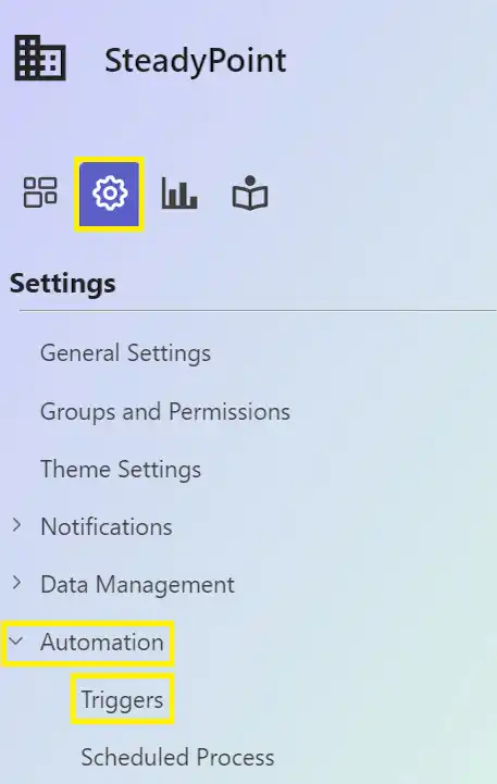 Helpdesk automation triggers settings