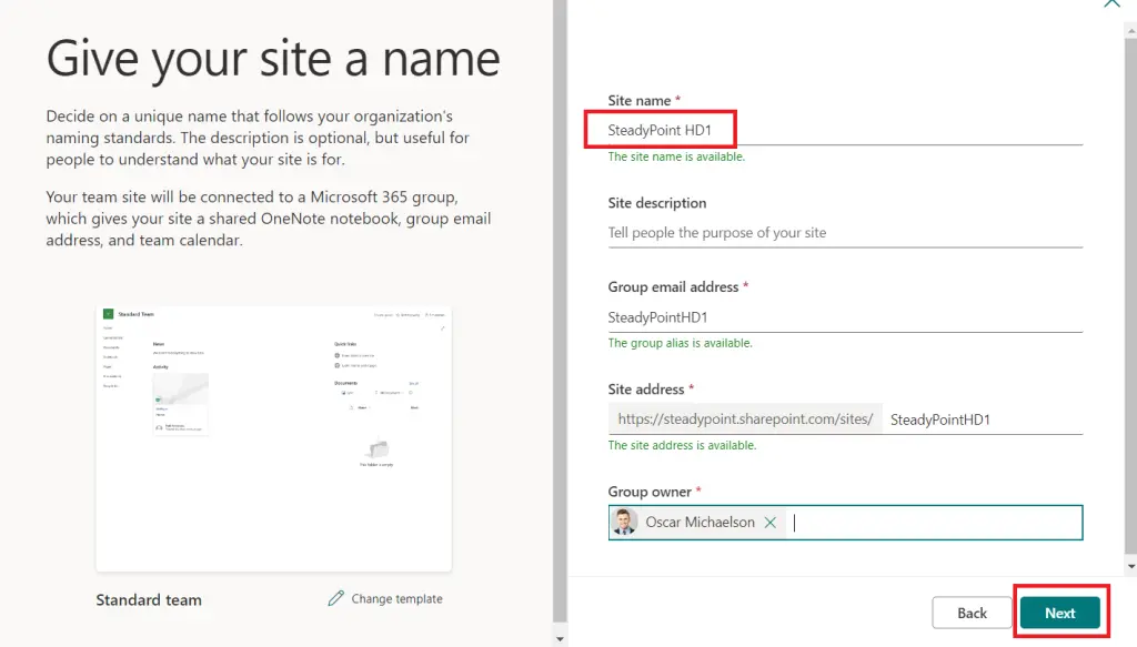 SteadyPoint Helpdesk screen showing how to install steadypoint helpdesk from sharepoint admin center.