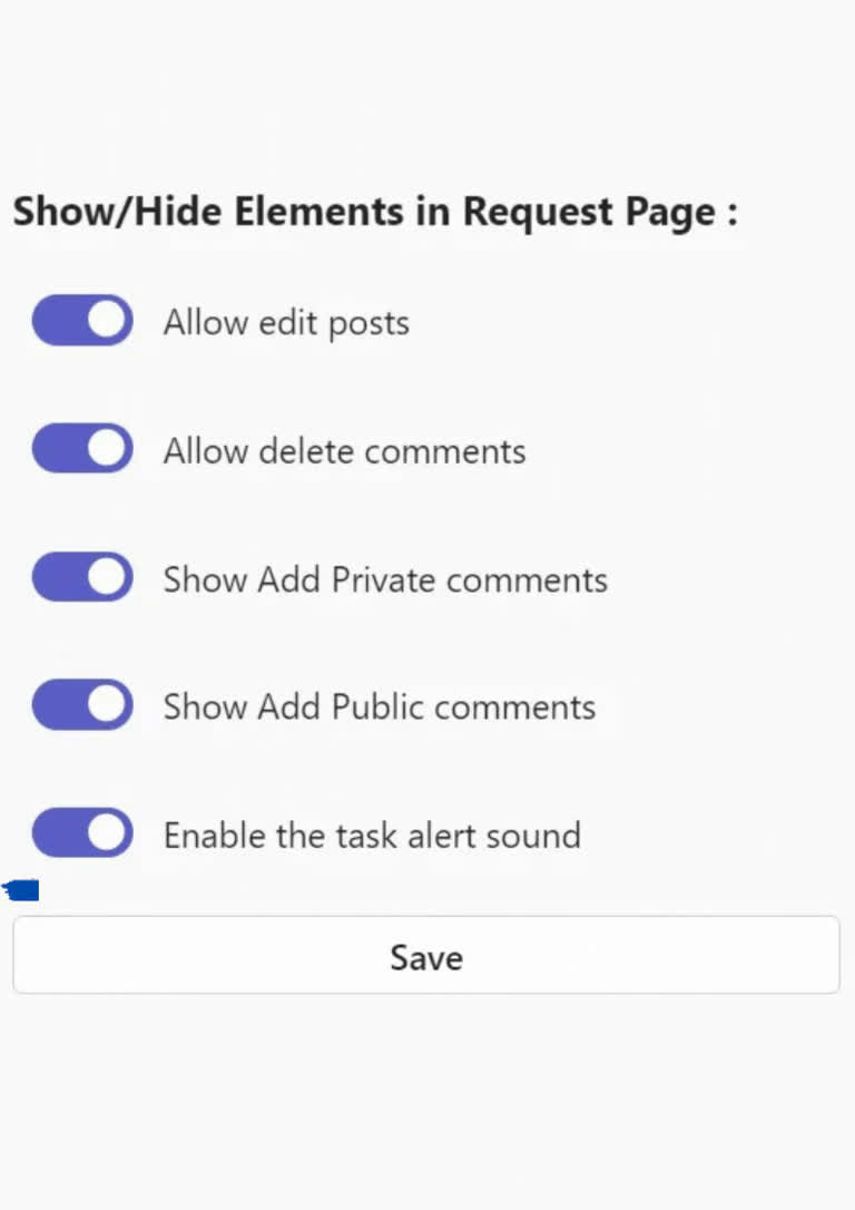 SteadyPoint Helpdesk screen showing task alert sound.