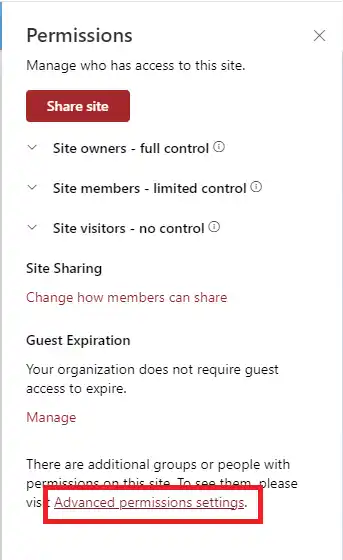 SteadyPoint Helpdesk screen showing advanced permissions settings.
